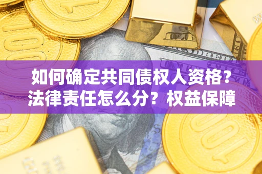 武汉如何确定共同债权人资格？法律责任怎么分？权益保障技巧揭秘！
