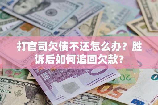 武汉打官司欠债不还怎么办？胜诉后如何追回欠款？