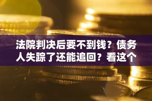 武汉法院判决后要不到钱？债务人失踪了还能追回？看这个方法！